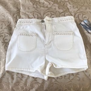 White shorts never worn. Tag still on